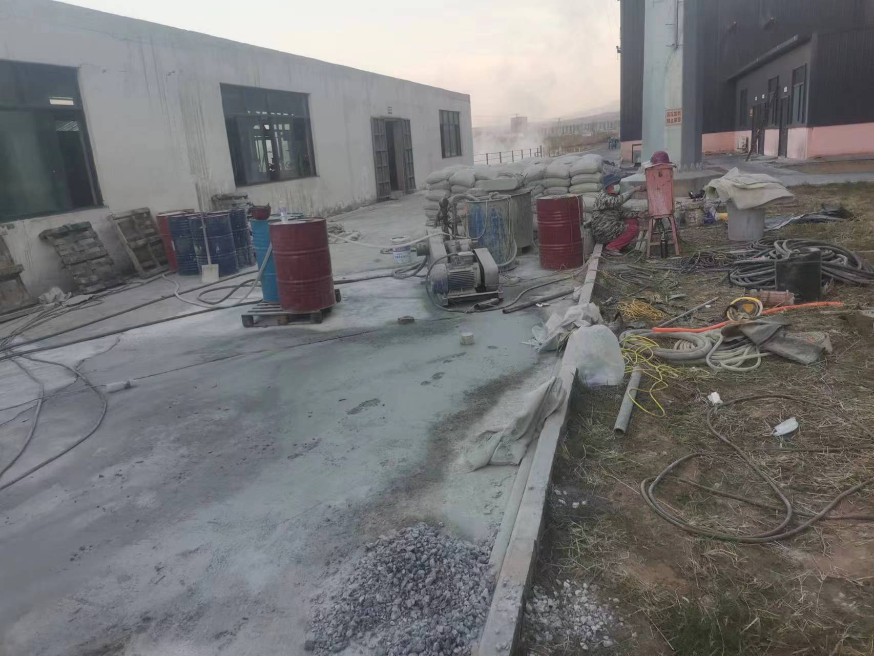根河厂房地基沉降注浆